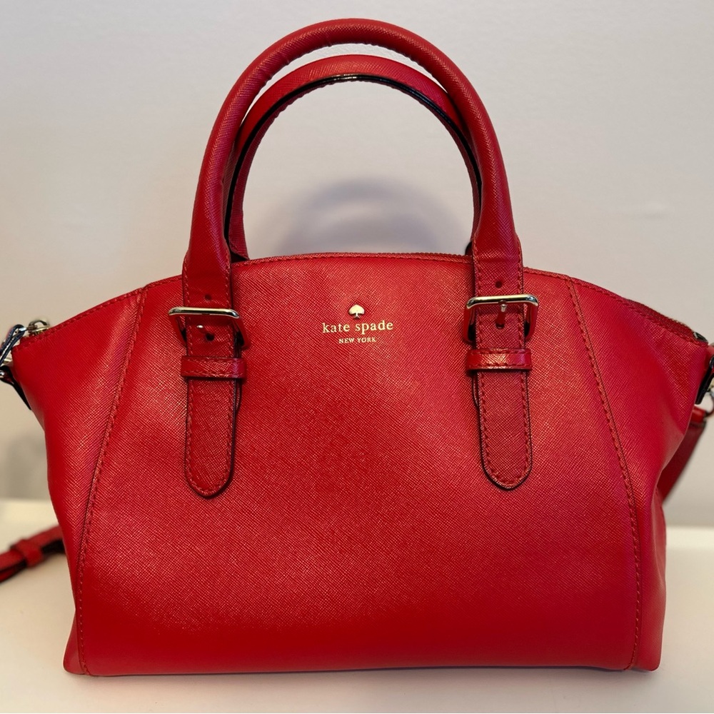 Kate Spade Red Leather Handbag